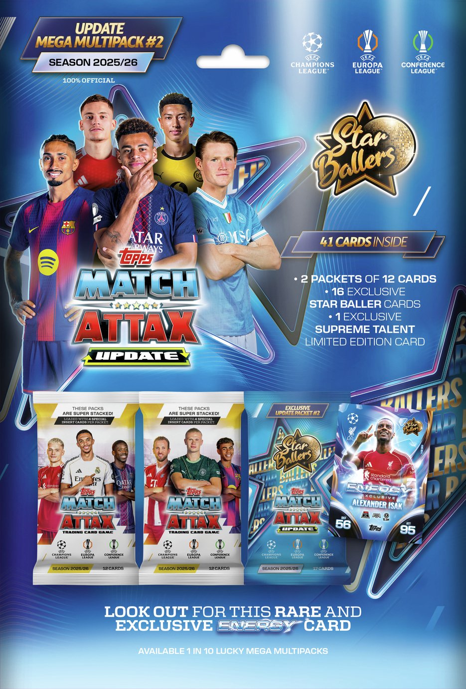 Match Attax UCC 2025/2026 Ballers Multipack Trading Card
