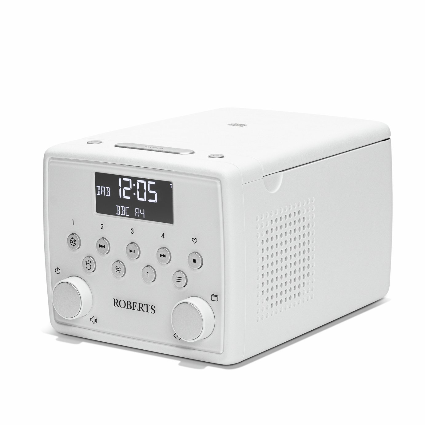 Roberts Sound 49 DAB+/FM Radio & CD Player - White