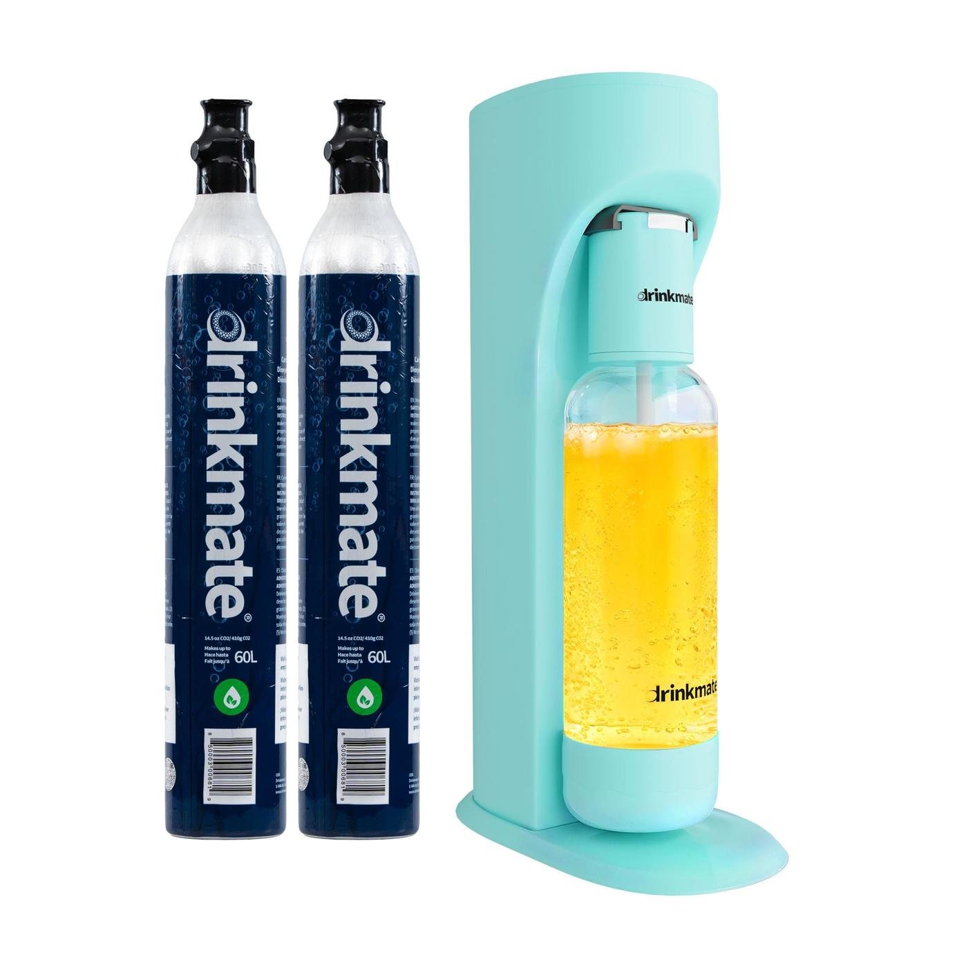 Drinkmate OmniFizz Sparkling Water Maker - Arctic Blue