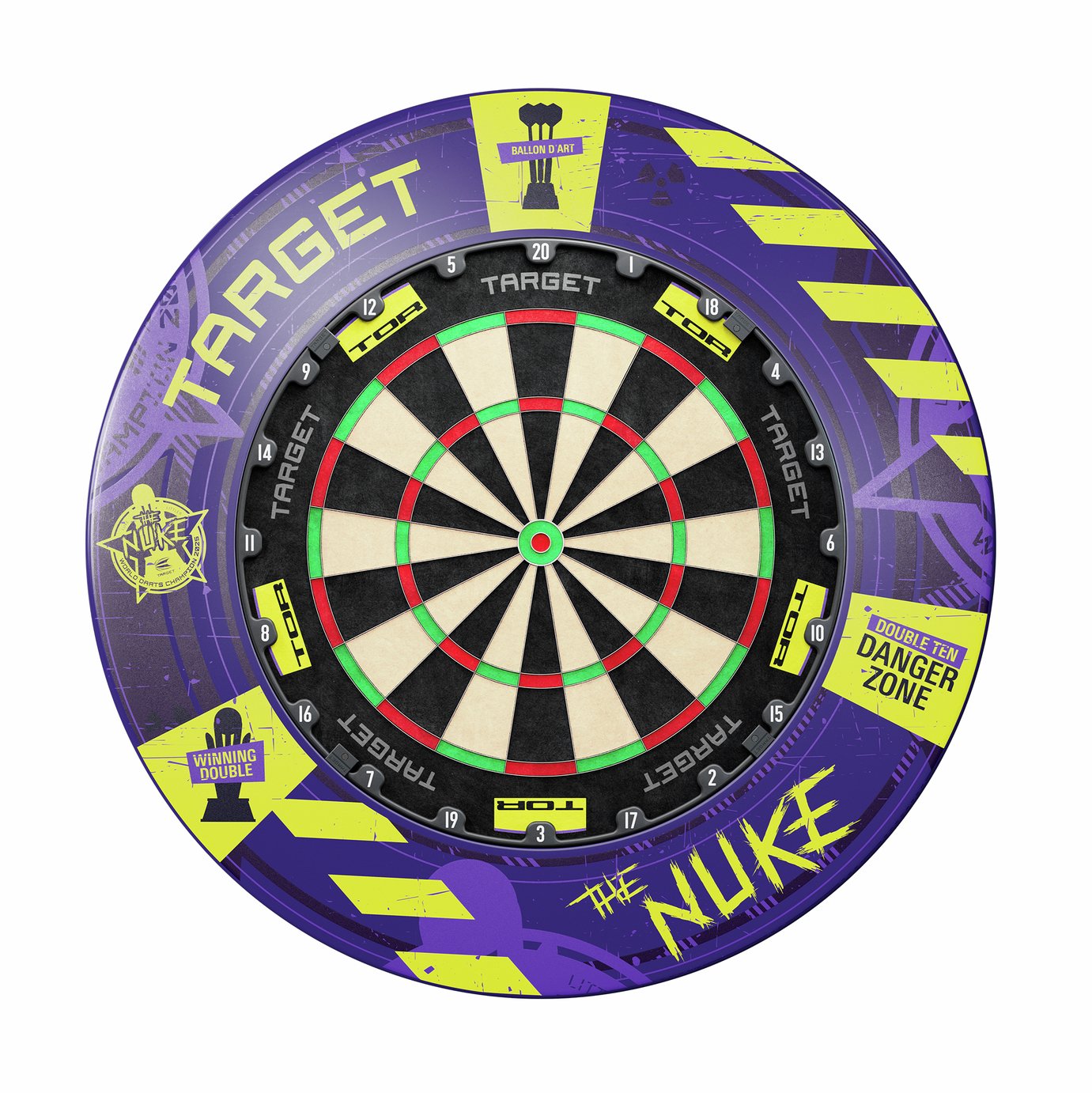 Luke Littler World Champion Edition TOR Dartboard & Surround