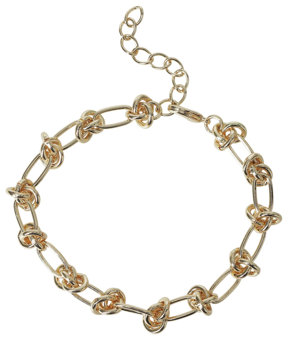 Liars & Lovers Gold Tone Stainless Steel Knot Bracelet