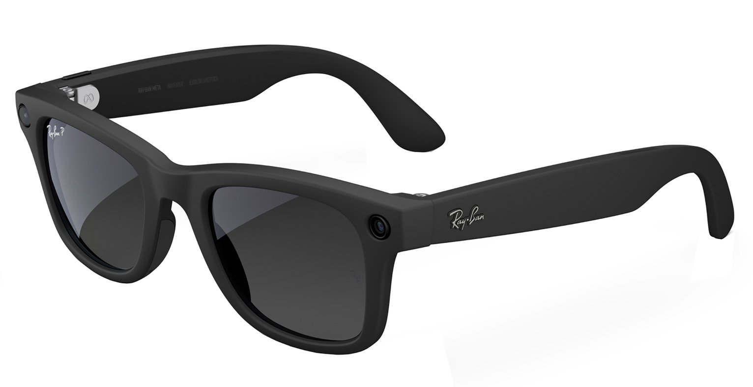 Ray-Ban Meta Wayfarer Gen 2 - Matte Blk, Polarised Graphite