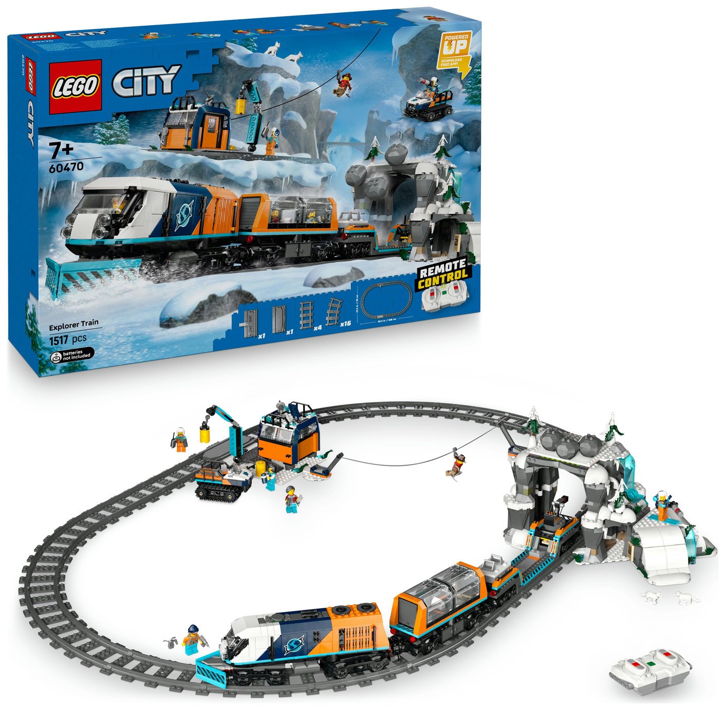 LEGO City Explorers' Arctic Polar Express Train Set 60470