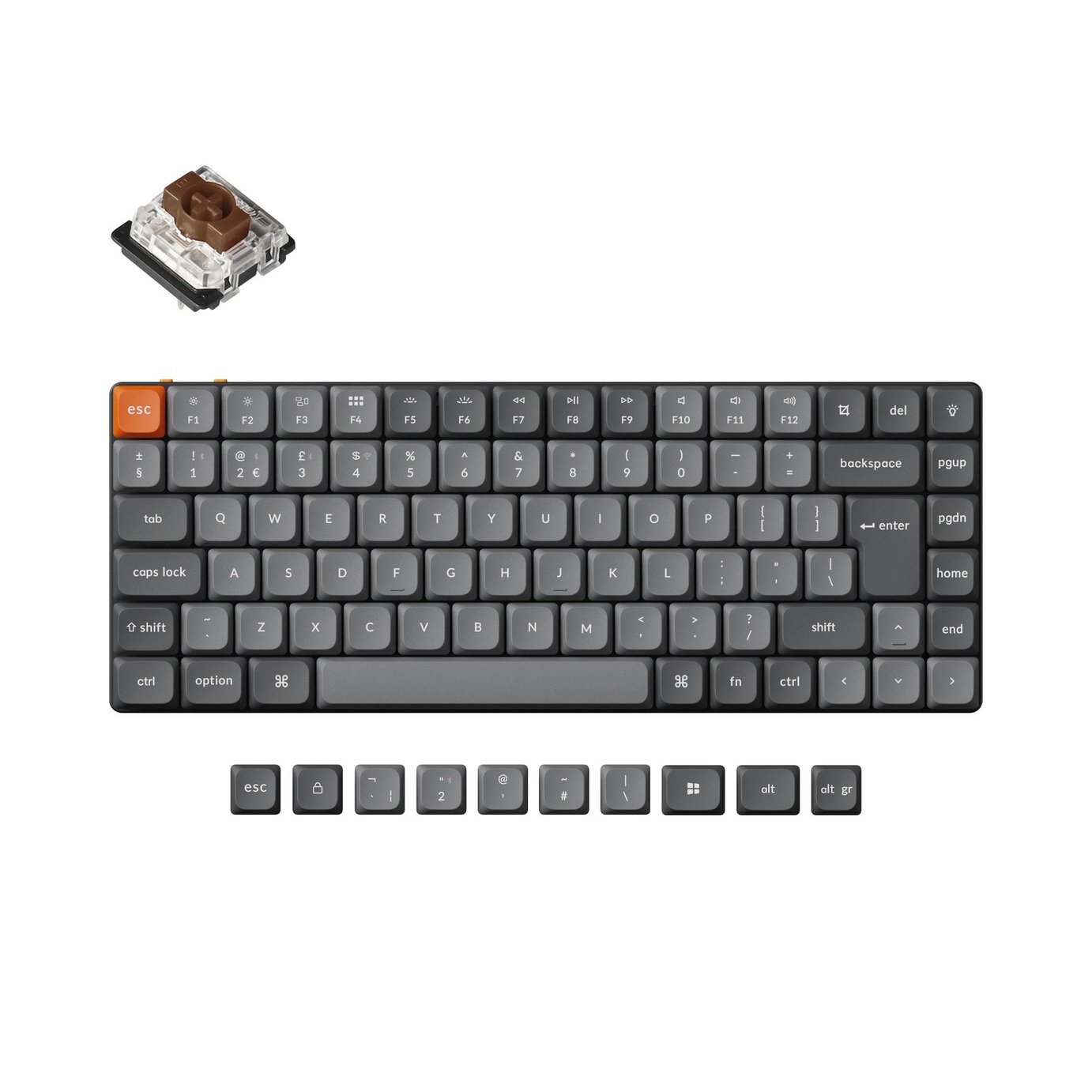 Keychron K3 Wireless Mechanical Keyboard - Black