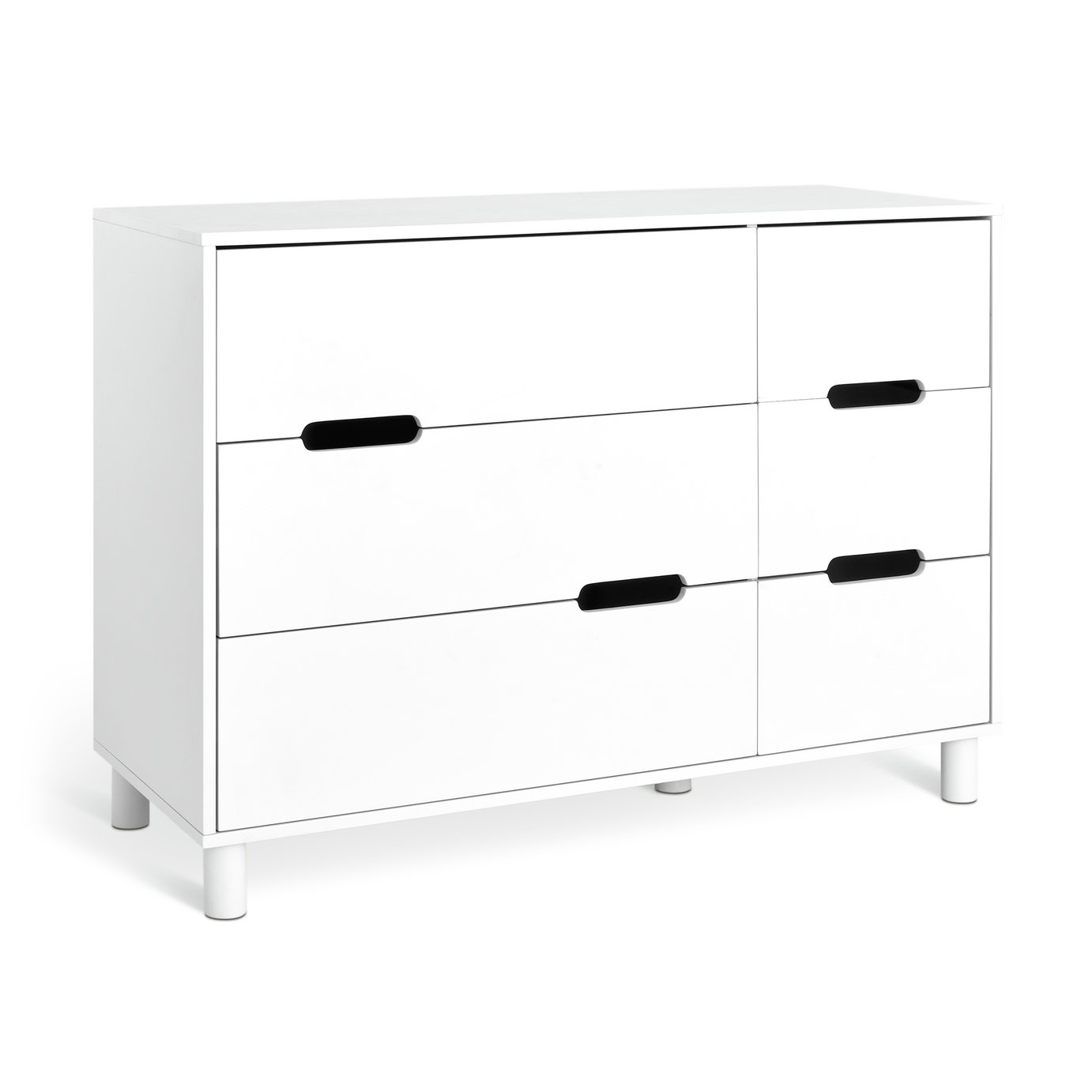 Habitat Henri 6 Drawer Chest - White