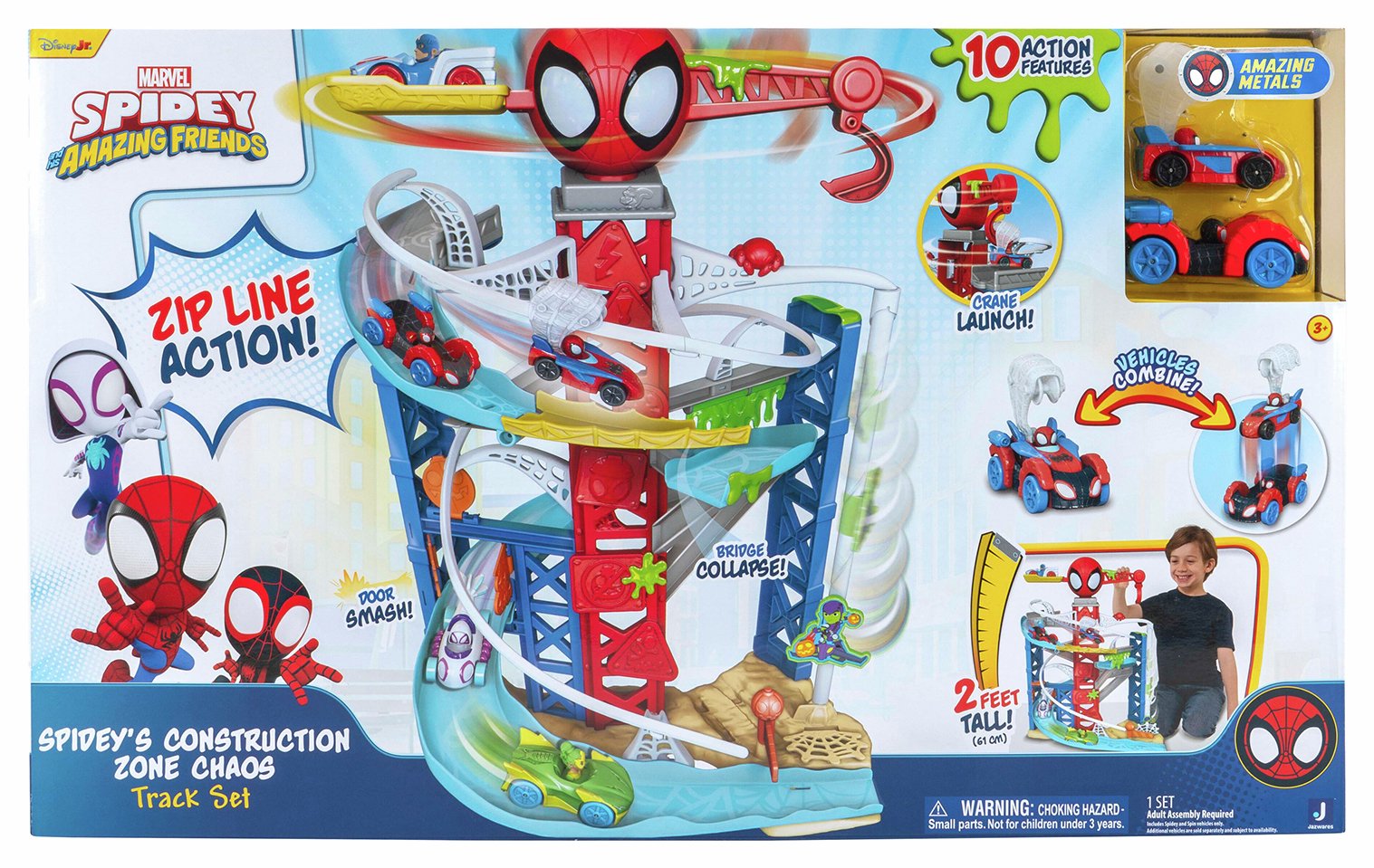 Spidey and His Amazing Friends Zone Chaos Track Set