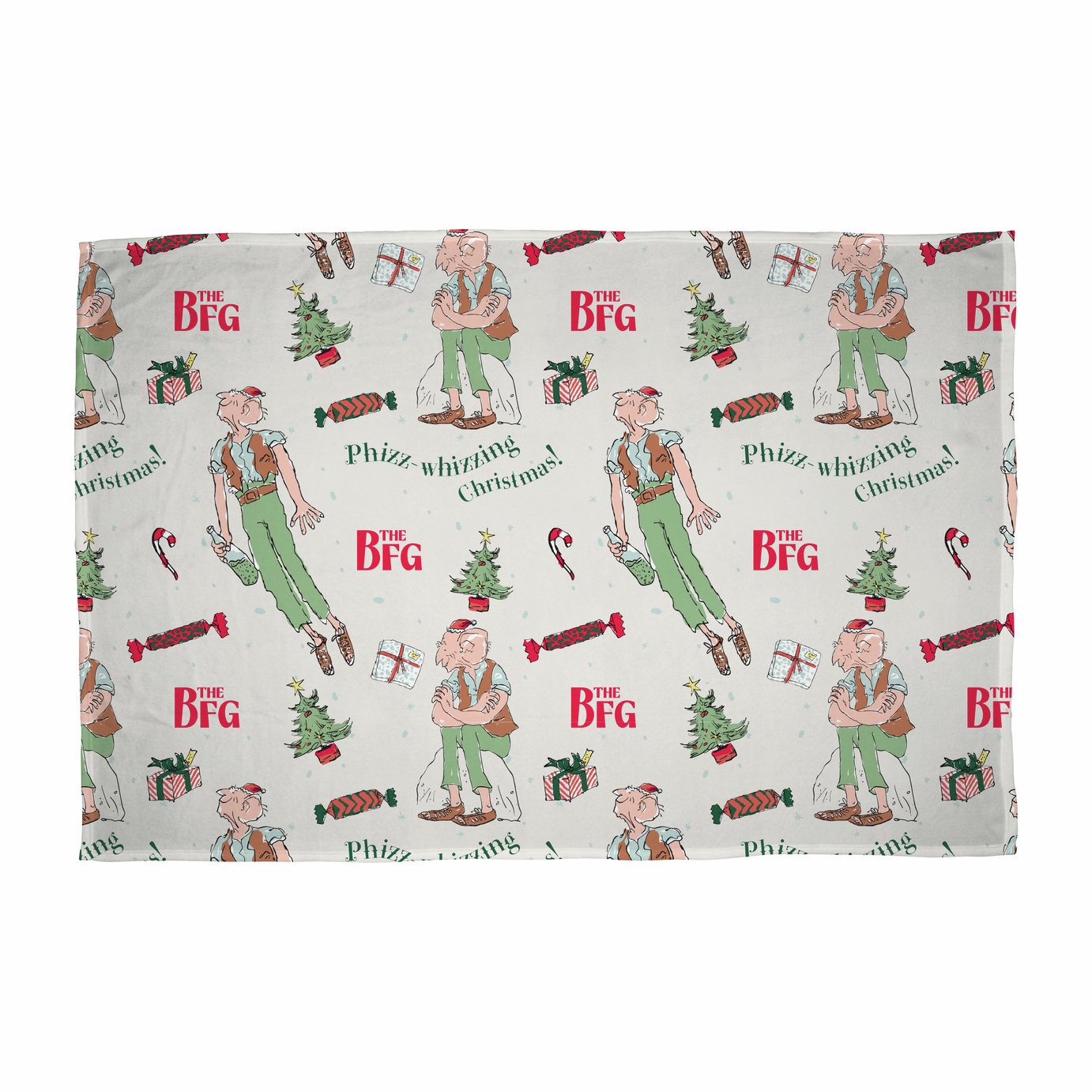 The BFG Fleece Throw - Cream - 150x100cm