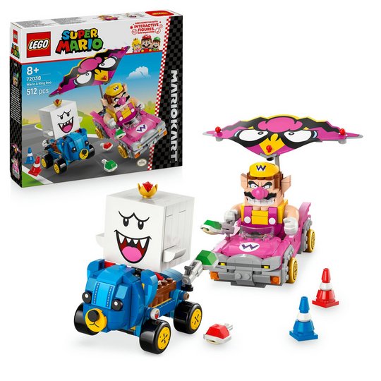 LEGO Super Mario: Mario Kart – Wario & King Boo Toy 72038