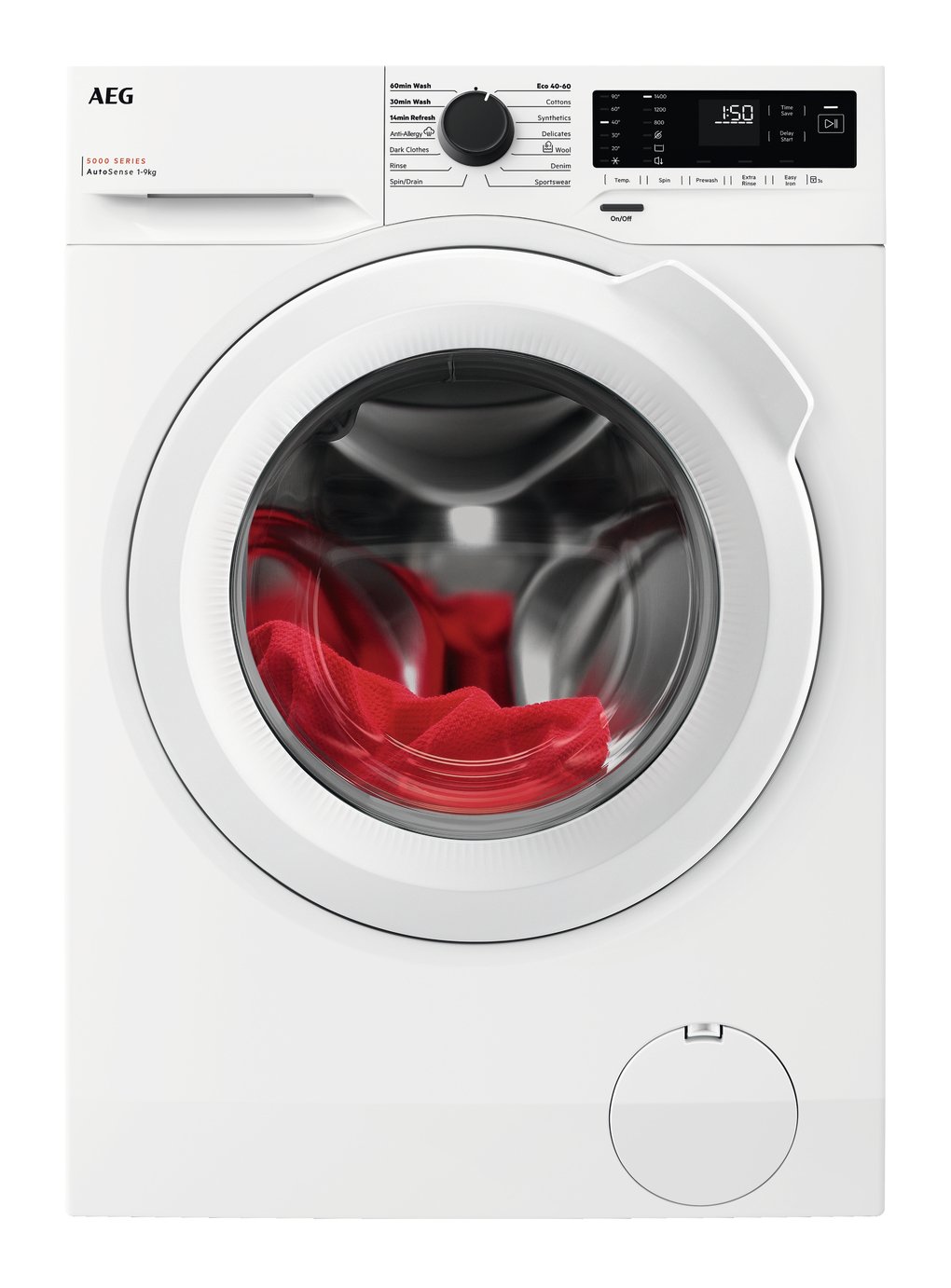 AEG Series 5000 LFX50942B 9KG 1400 Spin Washing Machine