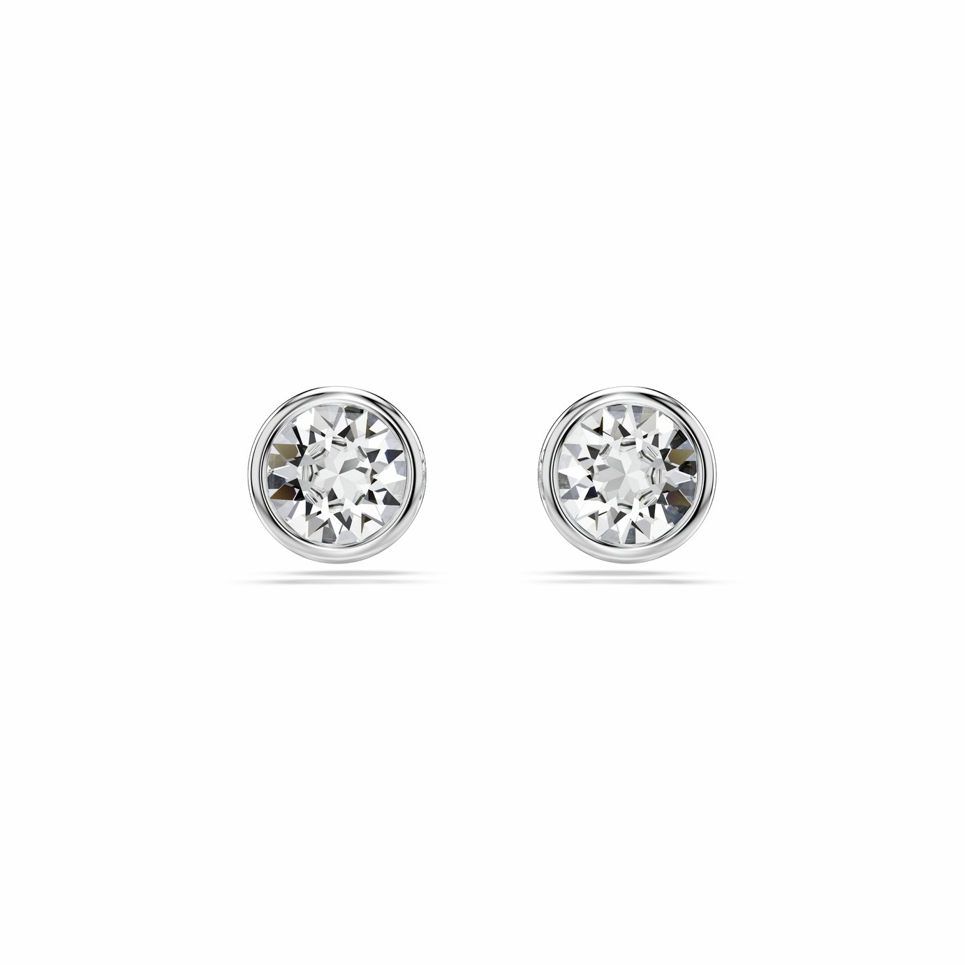 Swarovski Rhodium Plated Crystal Imber Stud Earrings