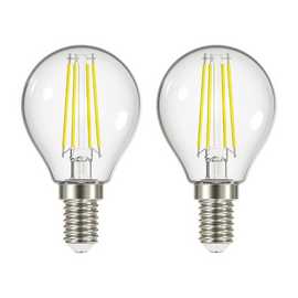 Argos Home 3.4W LED Filament Globe E14 Light Bulb - 2 Pack