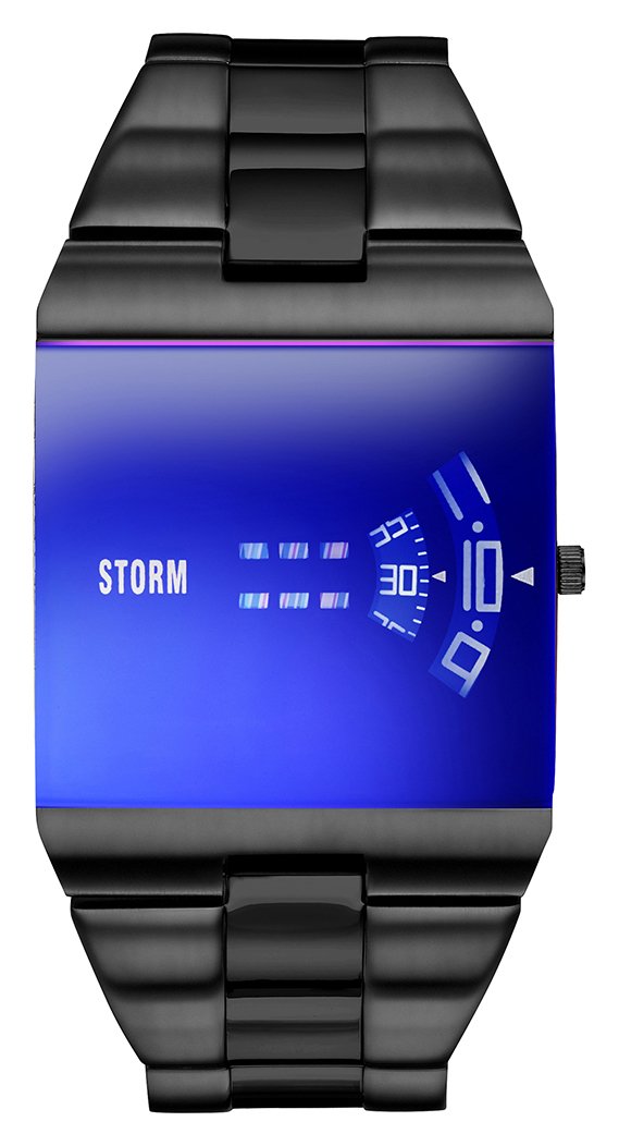 STORM Blue Dial Stainless Steel Strap Watch