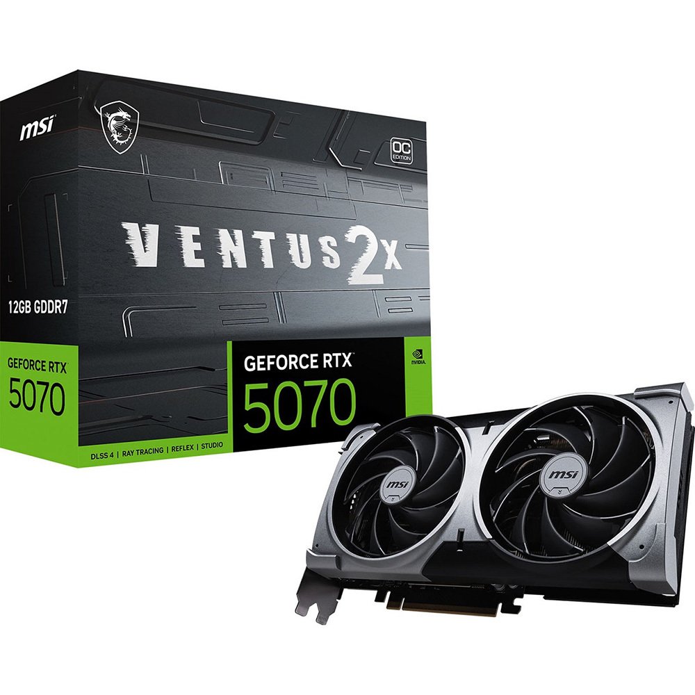 MSI GeForce RTX 5070 12 GB VENTUS 2X OC Graphics Card