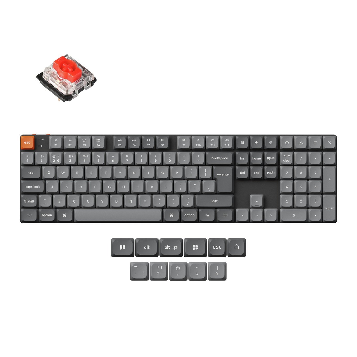 Keychron K5 Max Wireless Mechanical Keyboard - Black