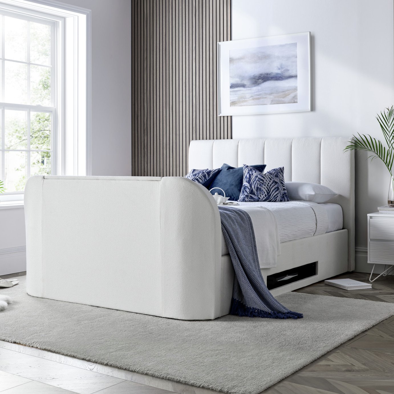 Time4Sleep Copenhagen Side Lift Ottoman TV Bed