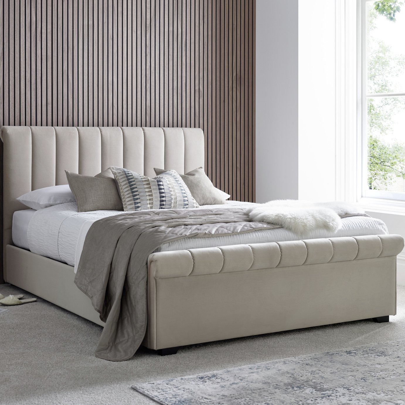 Time4Sleep Ascot Side Lift Ottoman Bed