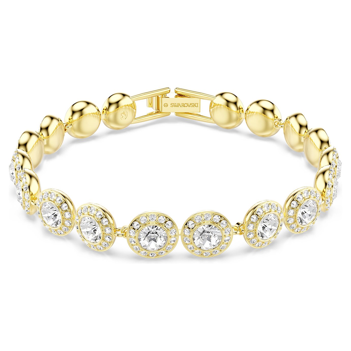 Swarovski Gold Tone Plated Una Angelic Bracelet