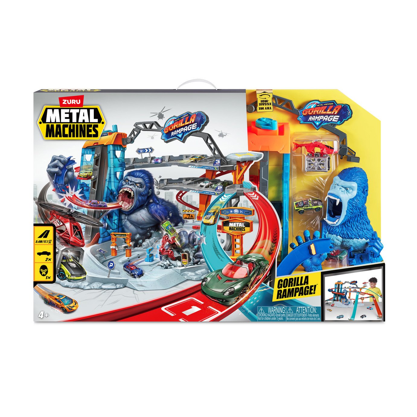Zuru Metal Machines Gorilla Rampage Garage Playset