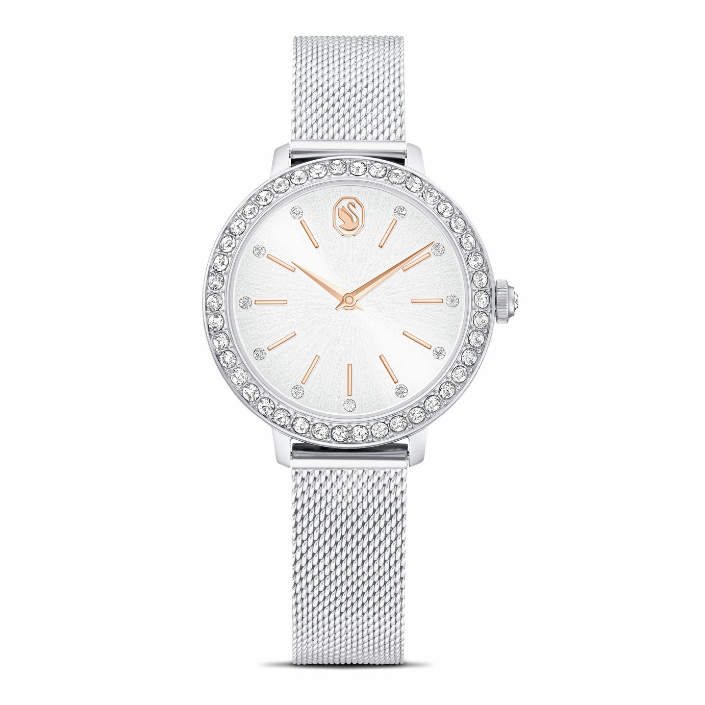 Swarovski Silver Tone Stainless Steel Certa Bracelet Watch