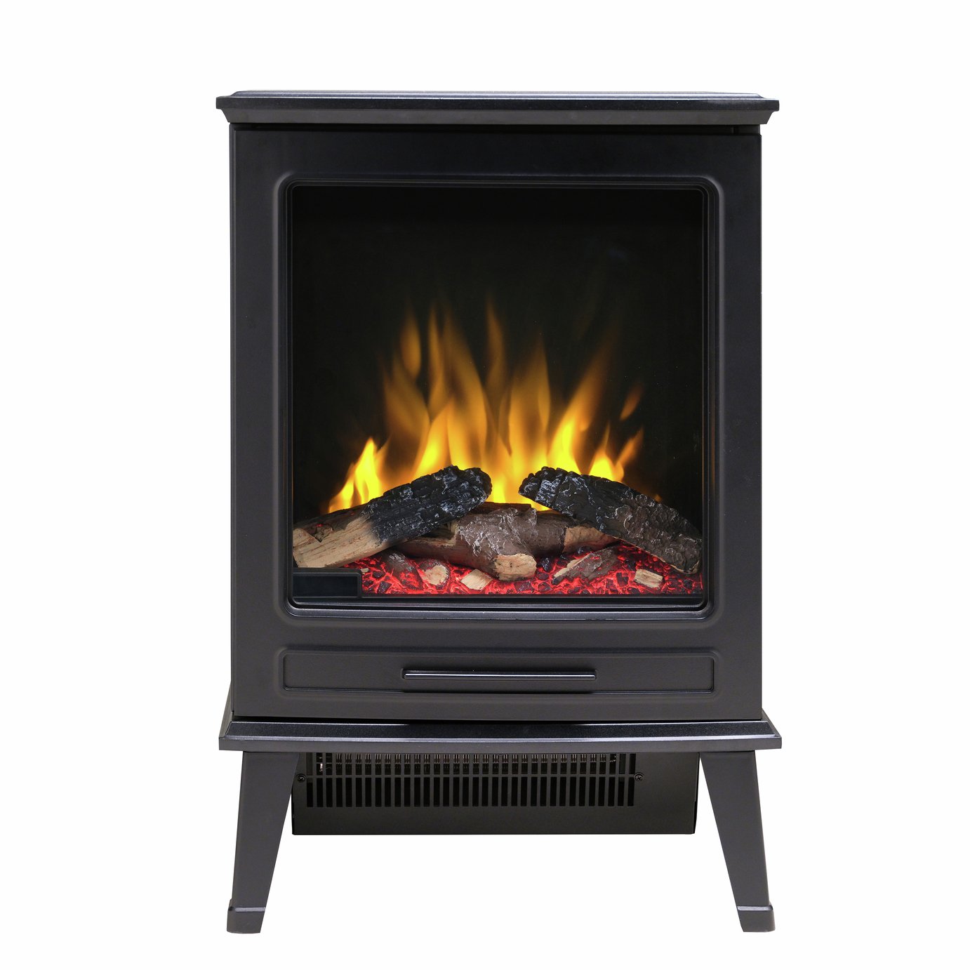 Dimplex Fernshaw 2KW Electric Freestanding Stove - Black