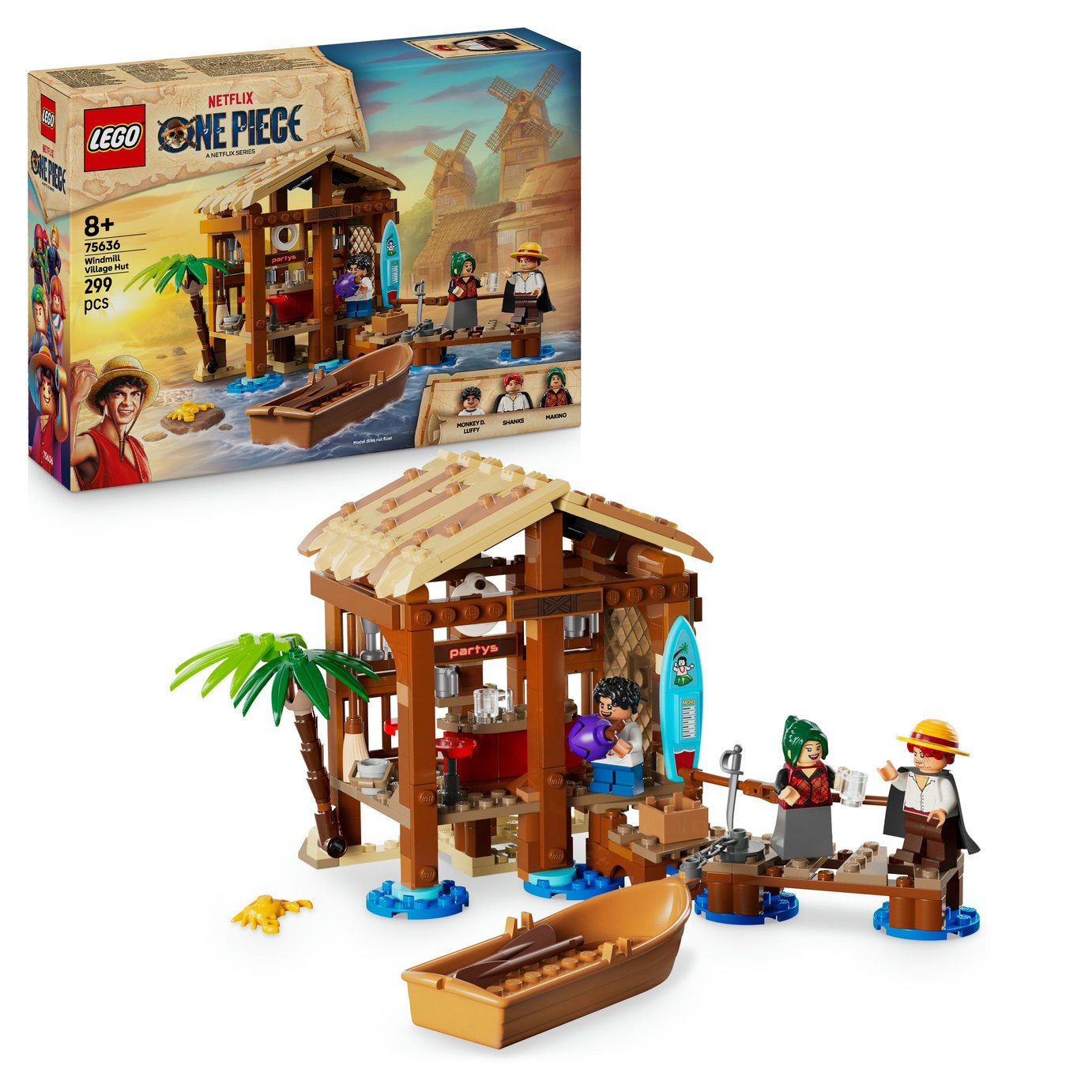 LEGO ONE PIECE Windmill Village Hut Set 75636