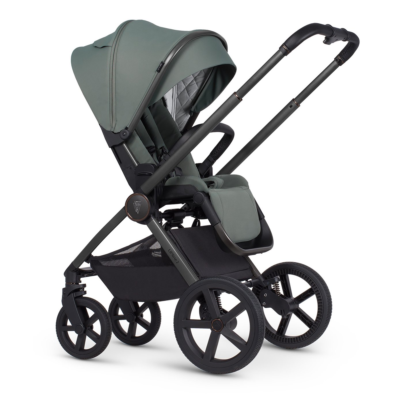 Venicci Upline 2 2-in-1 Pushchair and Accessories - Aloe