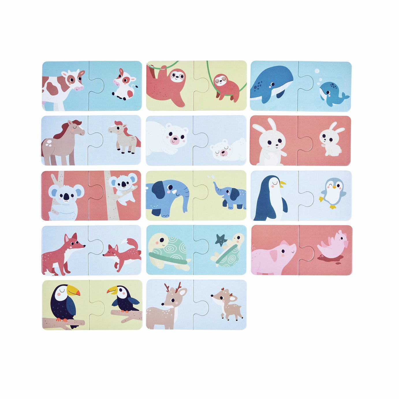 Chad Valley Mom And Baby 28 Piece Puzzle 