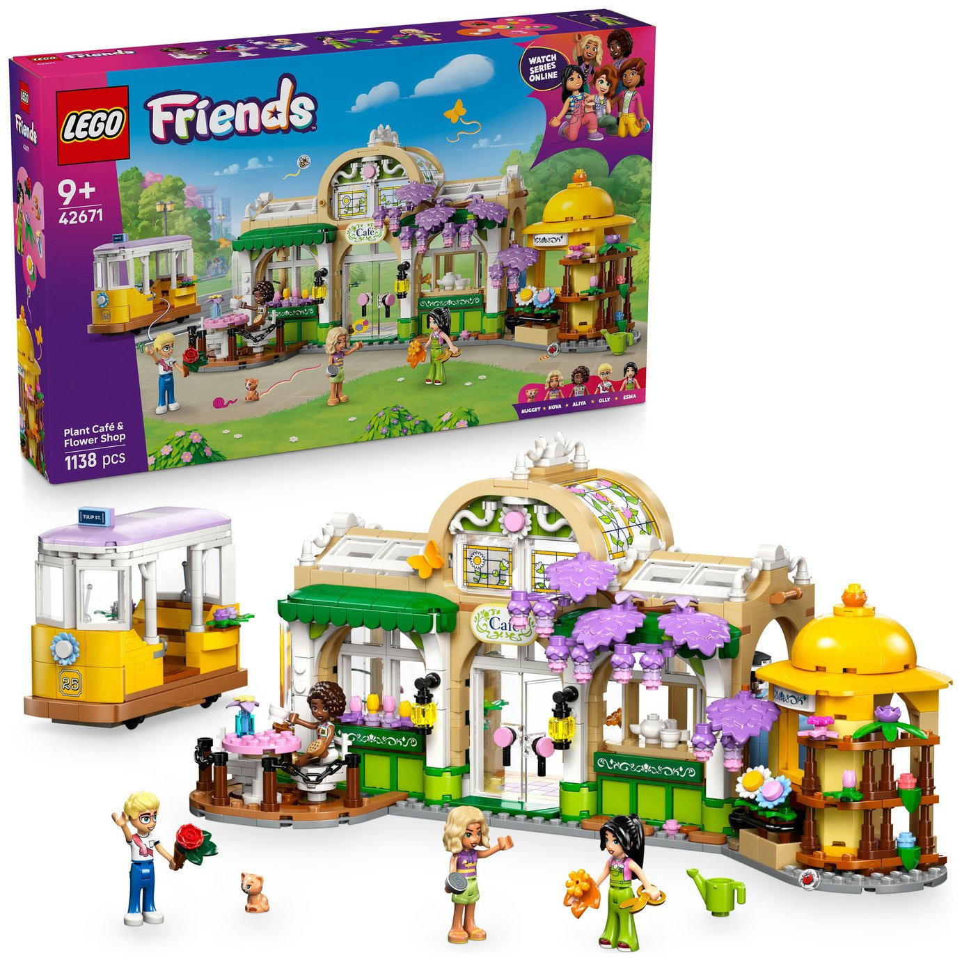 LEGO Friends Plant Café & Flower Shop Toy Playset 42671