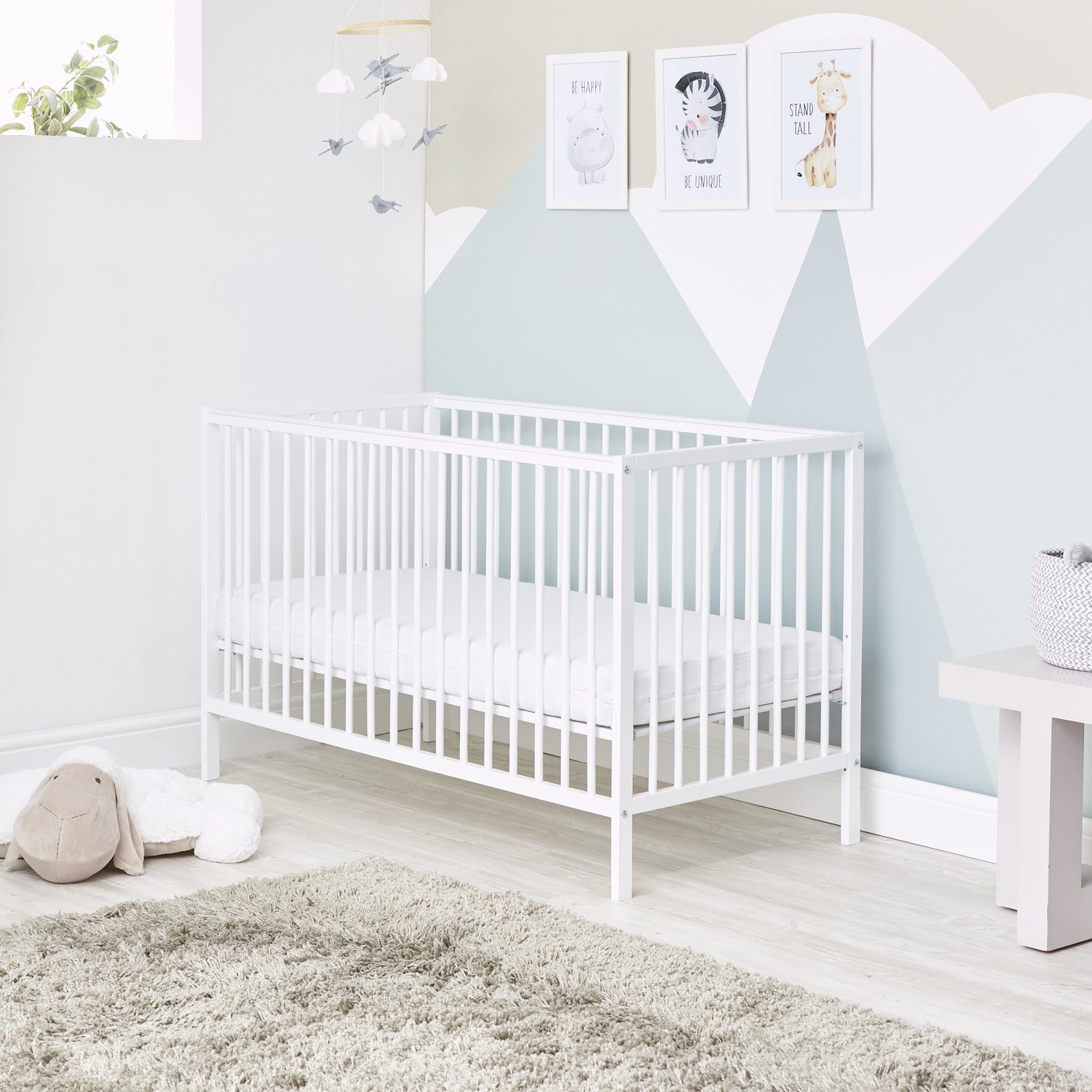 Baby Elegance Kim Cot - White