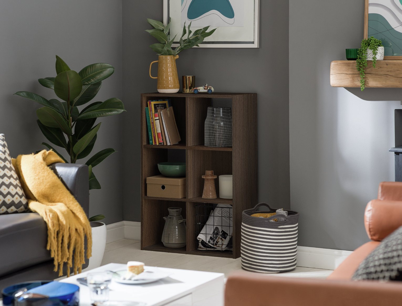 Argos Home Squares 6 Cube Storage Unit