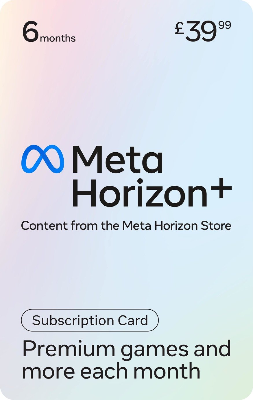 Meta Horizon+ 6 Months Subscription 39.99 GBP Gift Card