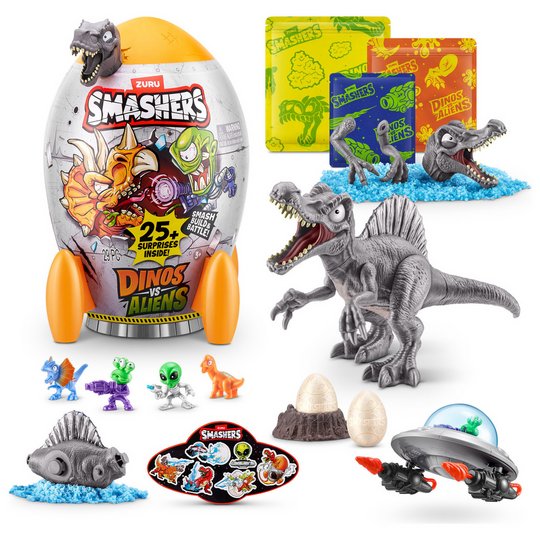Smashers Dino VS Alien Rocket Ship Playset