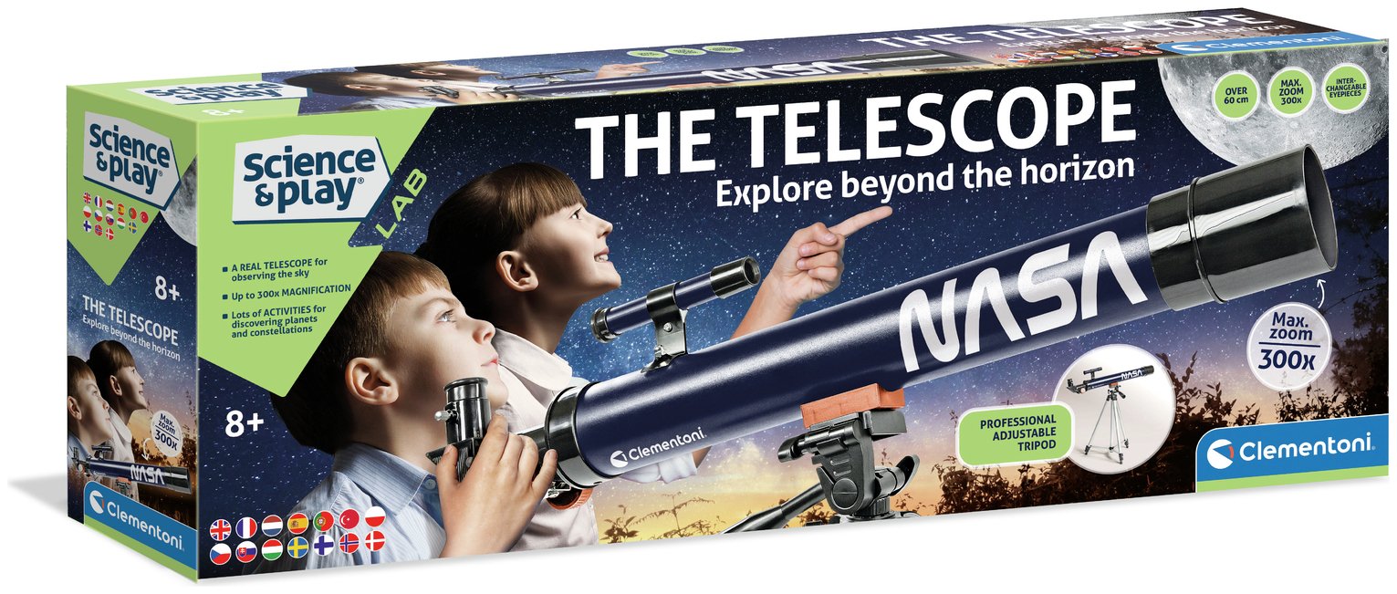 NASA Telescope With Tripod 