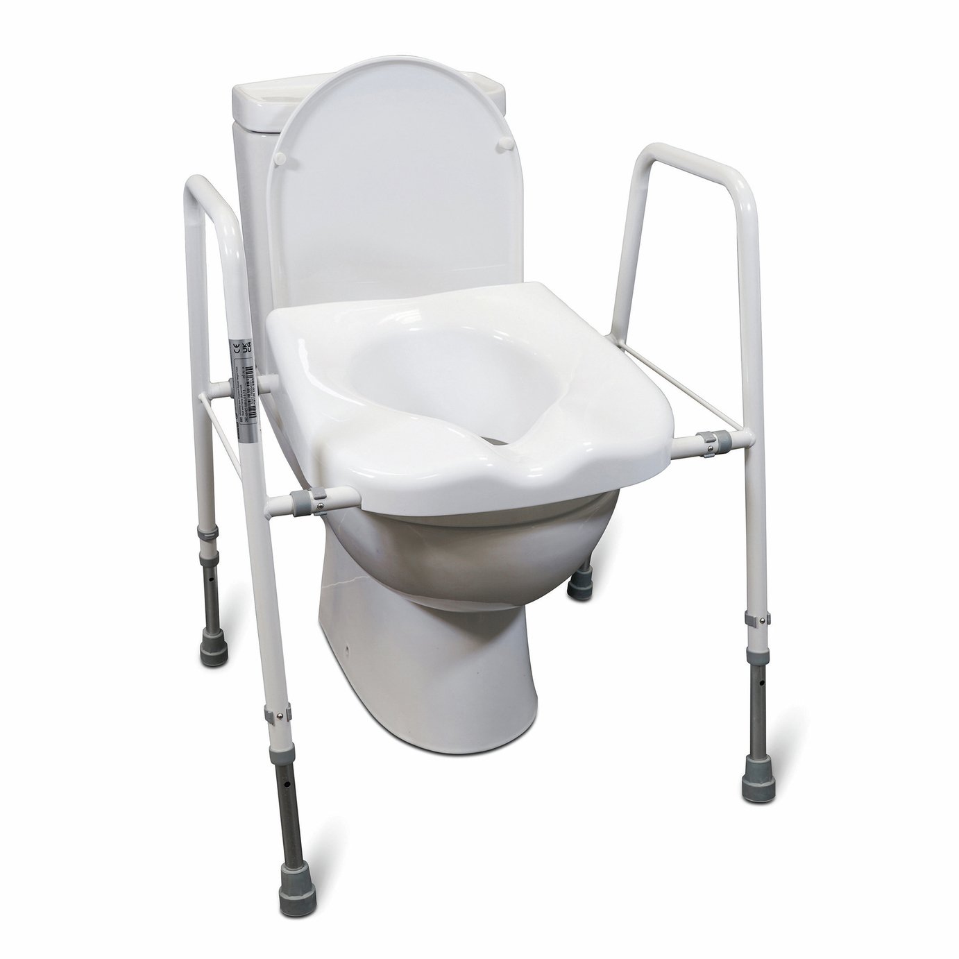 Aidapt VR220KD Solo President Raised Toilet Seat and Frame