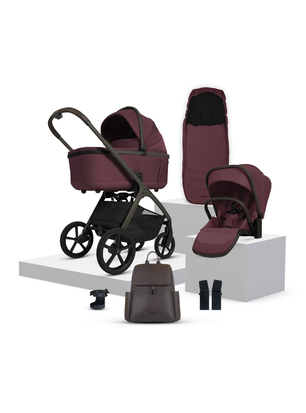 Silver Cross Cove Accessory Bundle - Damson