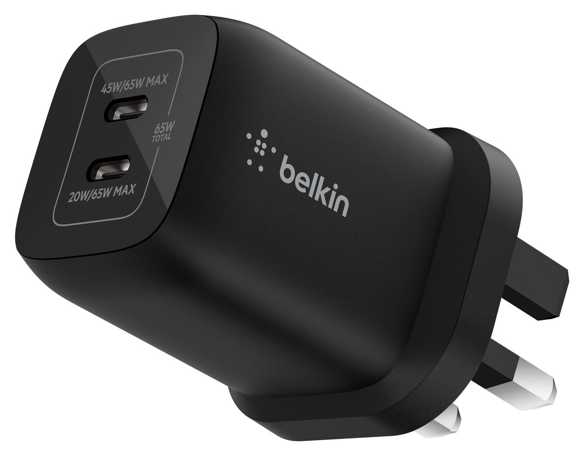 Belkin Dual USB-C 65W Wall Charger For Nintendo Switch 2