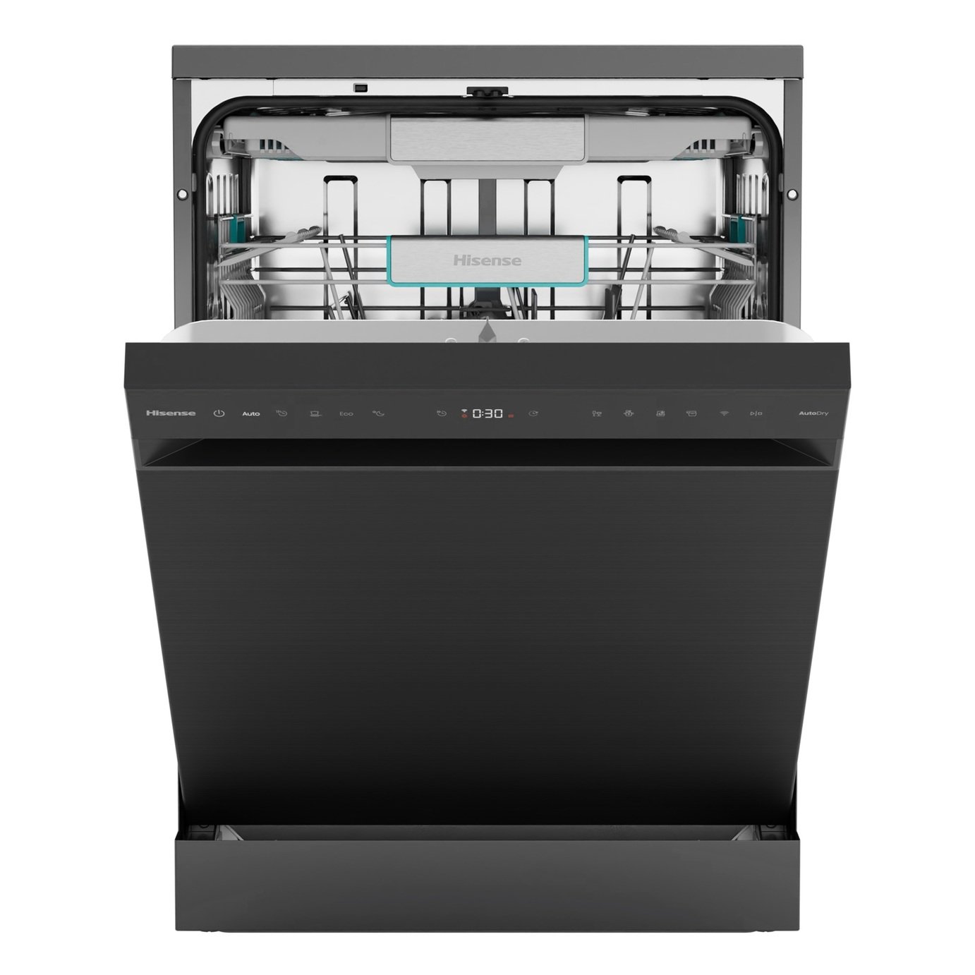 Hisense HS673A90BXUK Full Size Dishwasher - Black