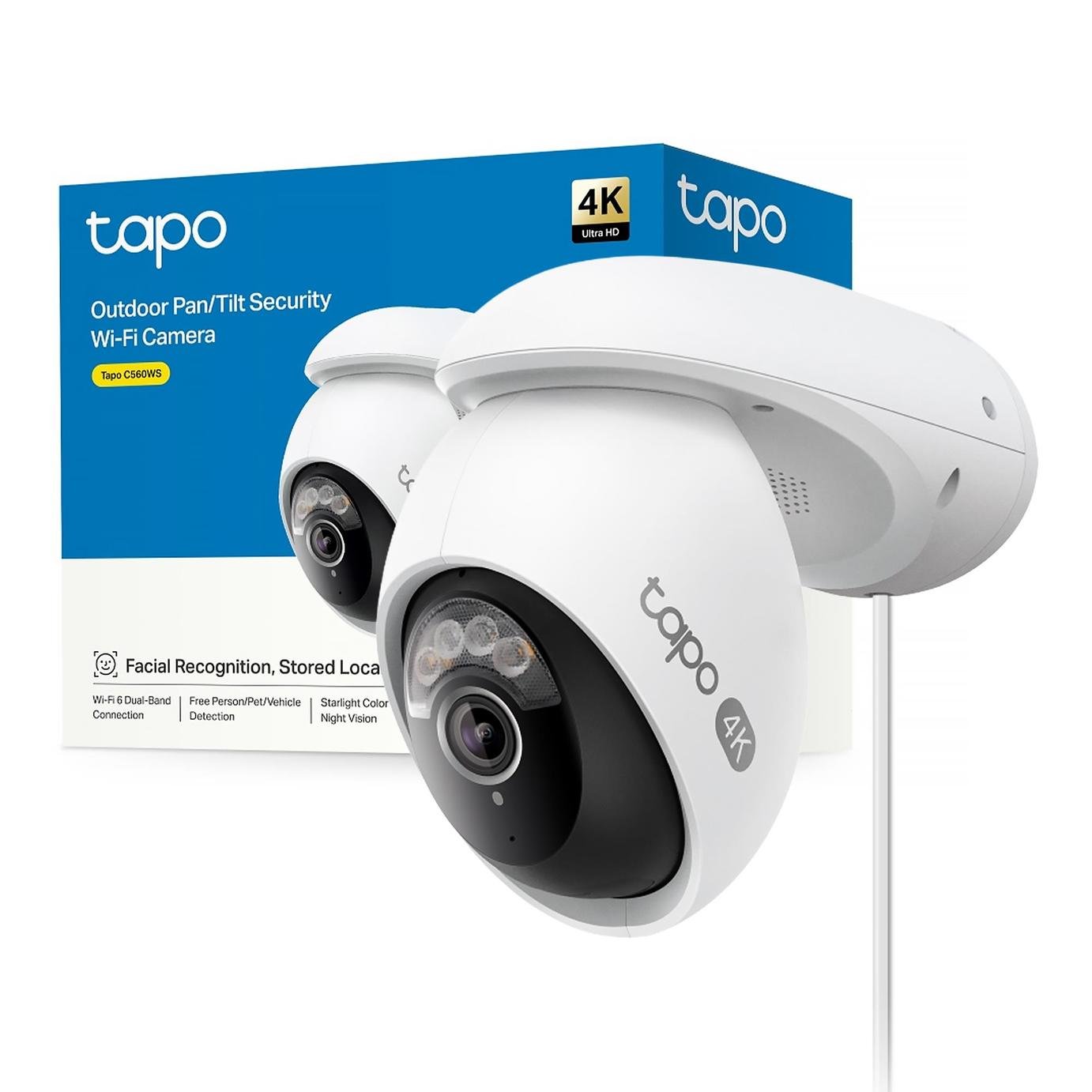Tapo C560WS 4K 8MP Outdoor Pan/Tilt Wi-Fi Security Camera