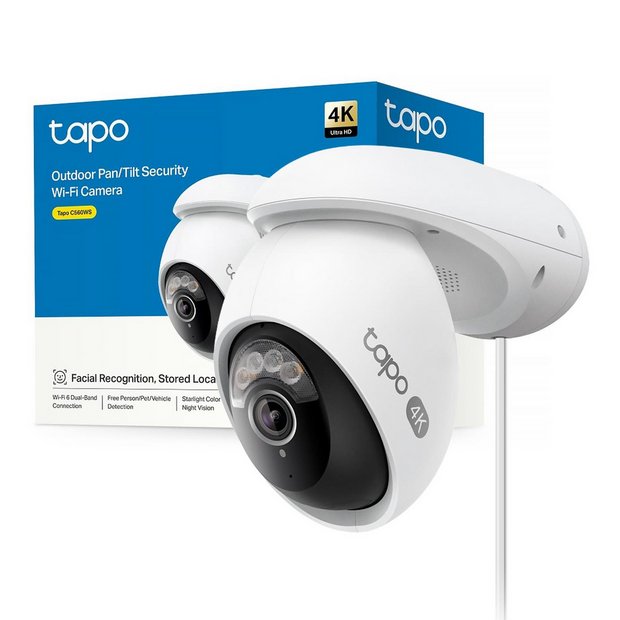 4K Wi-Fi 防犯カメラ Tapo TP-Link Tapo Tapo | 屋外パンチルトセキュリティWi-Fiカメラ | C560WS Tapo C560WS 防犯カメラ