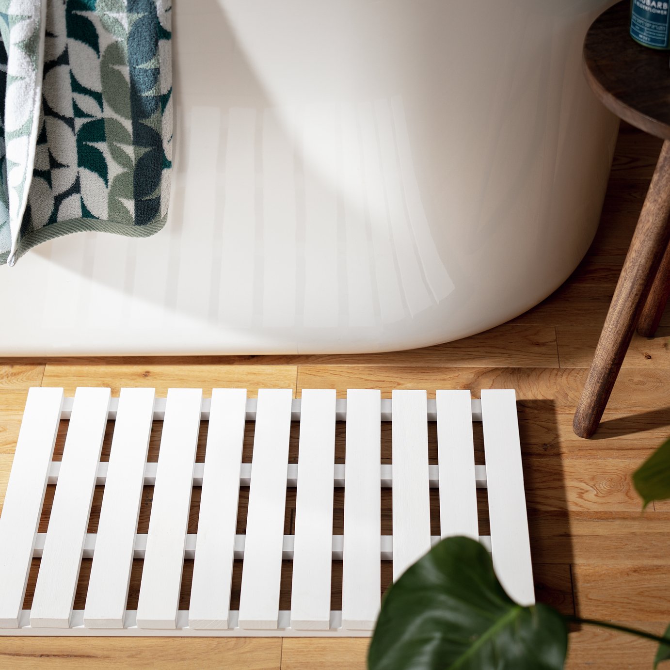 Habitat Bamboo Duck Board - White