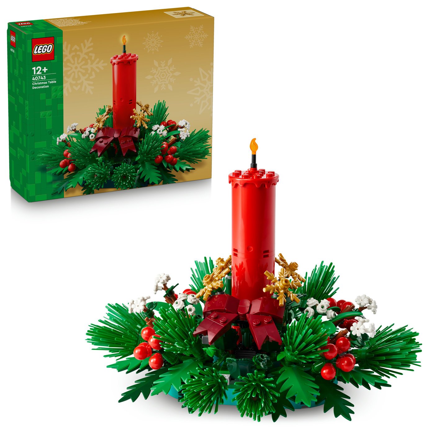 LEGO Christmas Table Decoration, Building Toy for Kids 40743
