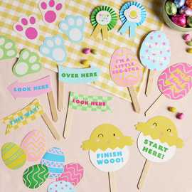 Argos Home Easter Egg Hunt Kit and 2 Rosettes Activity Set