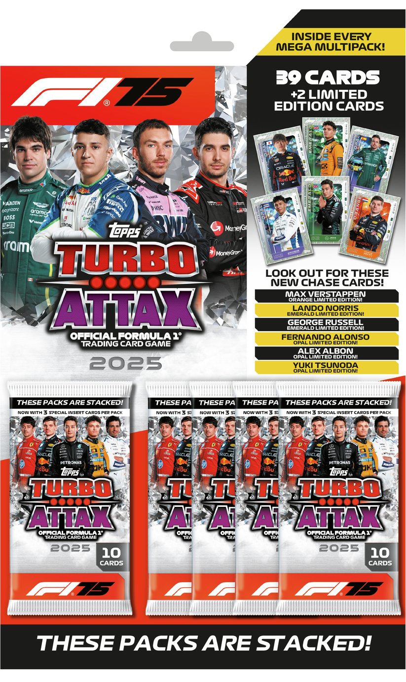 Topps F1 Turbo Attax 2025 Mega Multipack Cards 