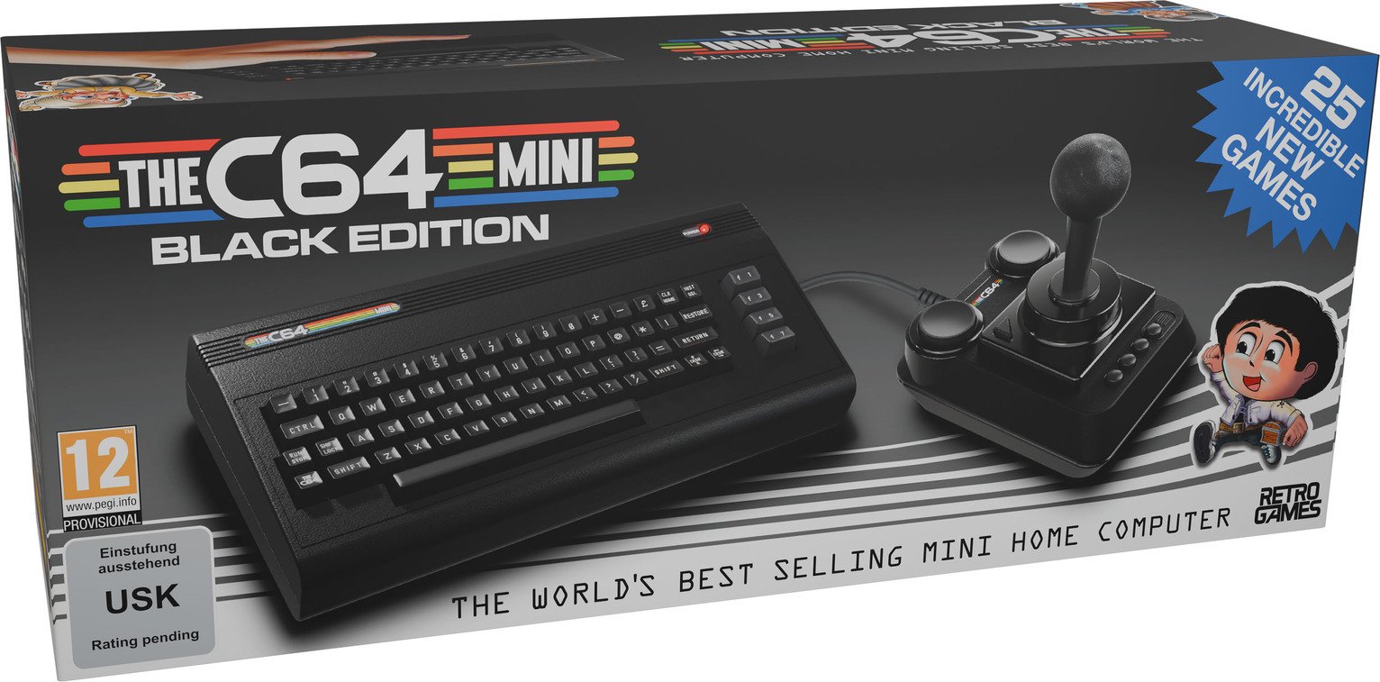 The C64 Mini Retro Gaming Console - Black Edition