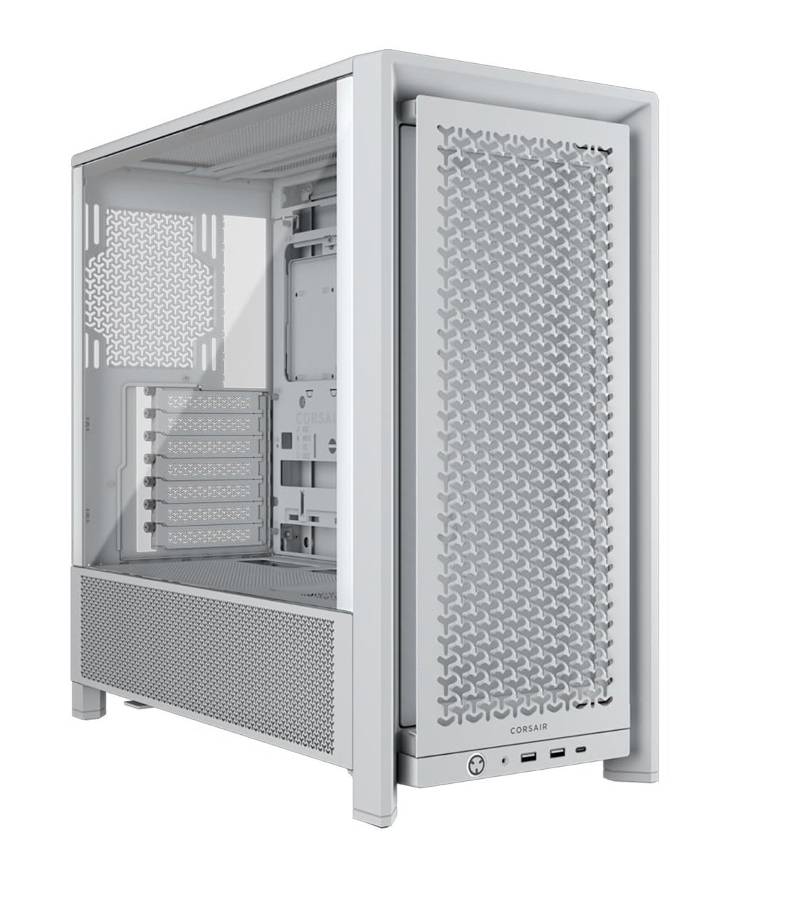 CORSAIR Frame 4000D ATX Mid-Tower PC Case - White