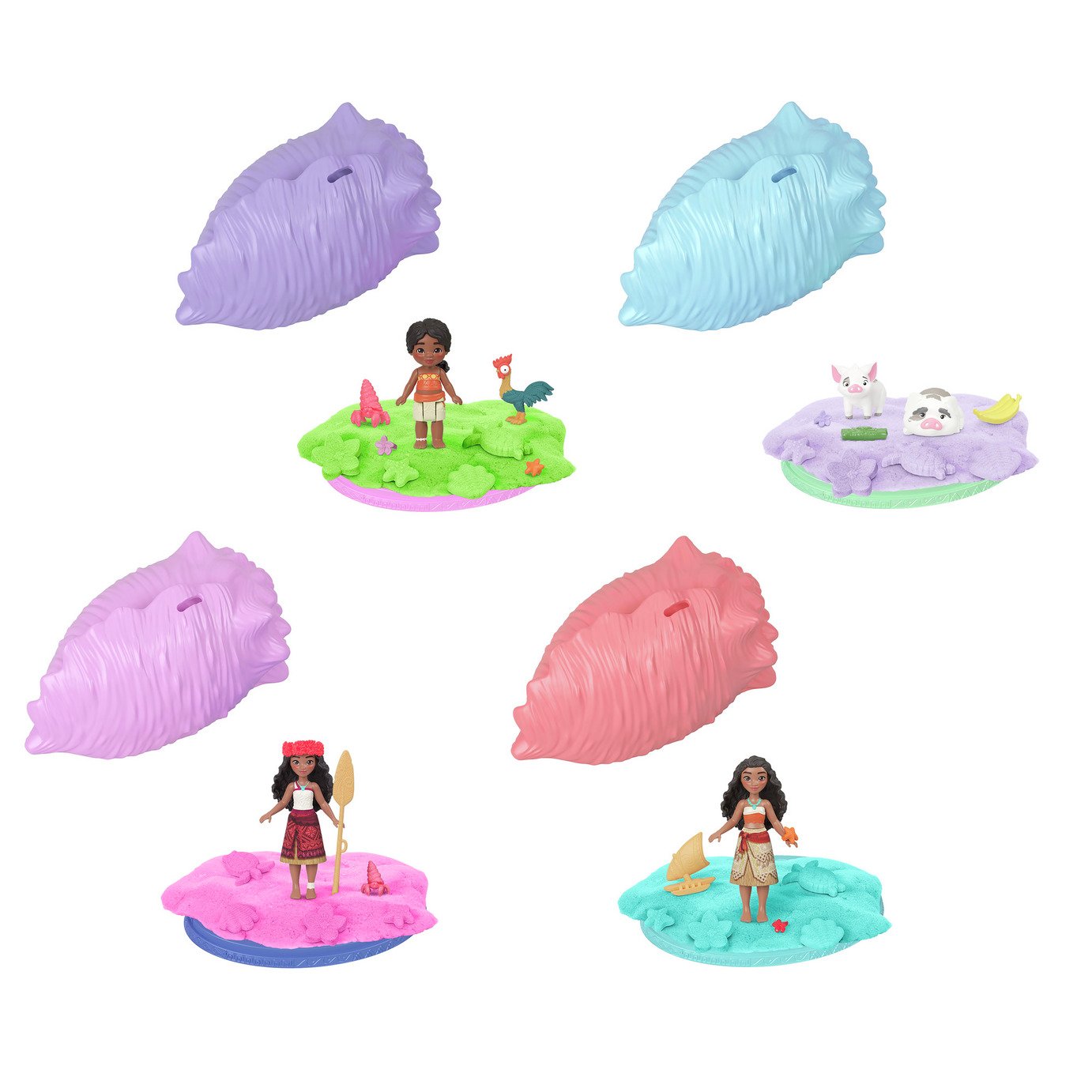 Disney Moana Shell Reveal Small Doll With Accessories 