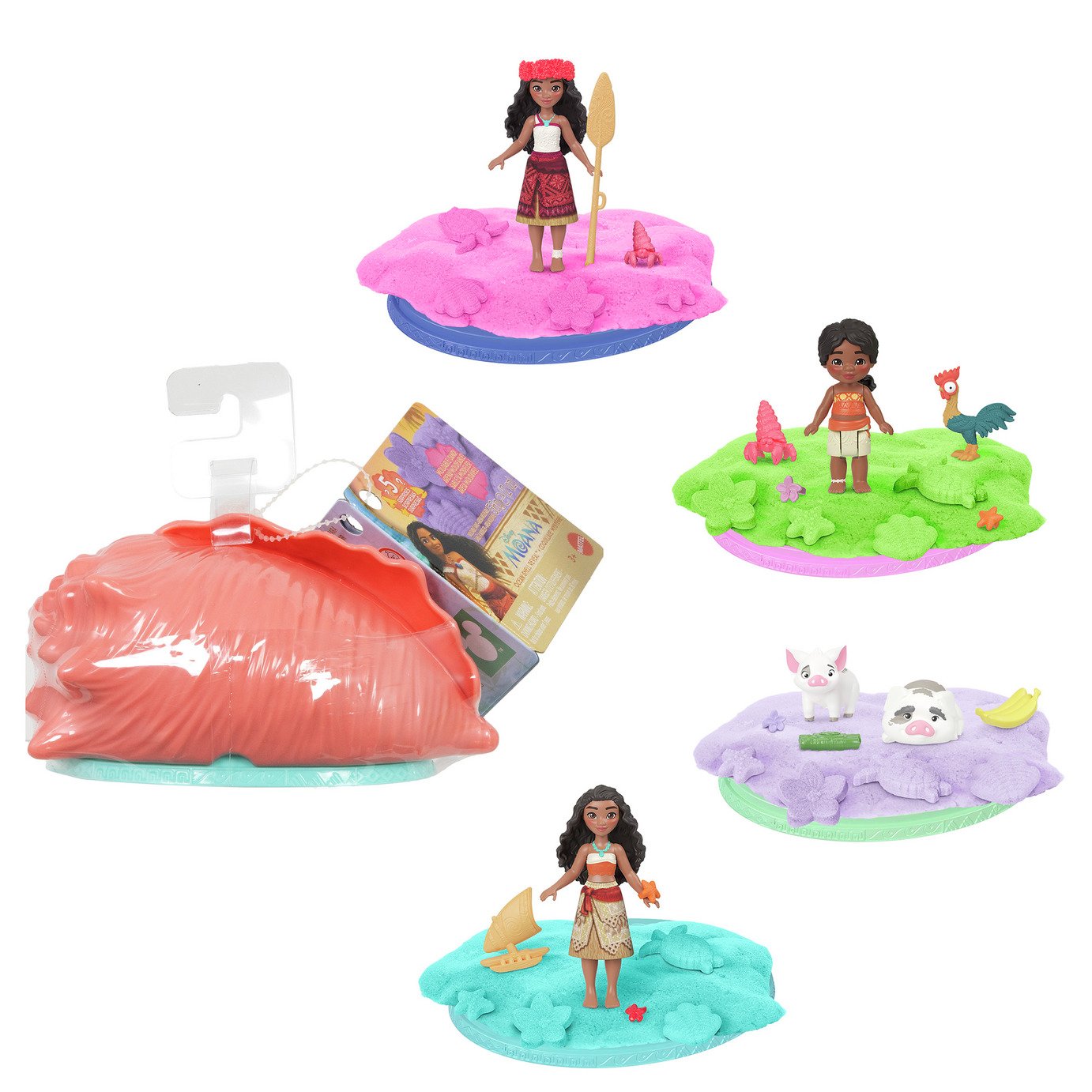 Disney Moana Shell Reveal Small Doll With Accessories 