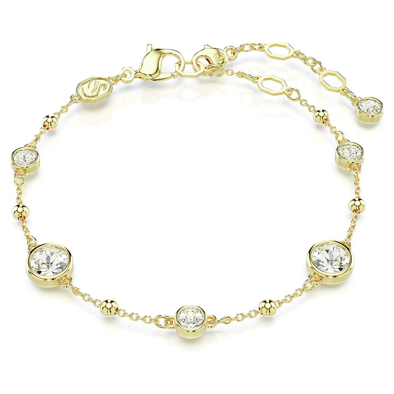 Swarovski Gold Tone Plated Crystal Imber Bracelet