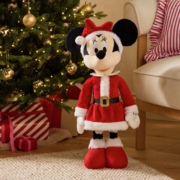 Buy Disney Minnie Mouse Standing Plush Christmas Decoration