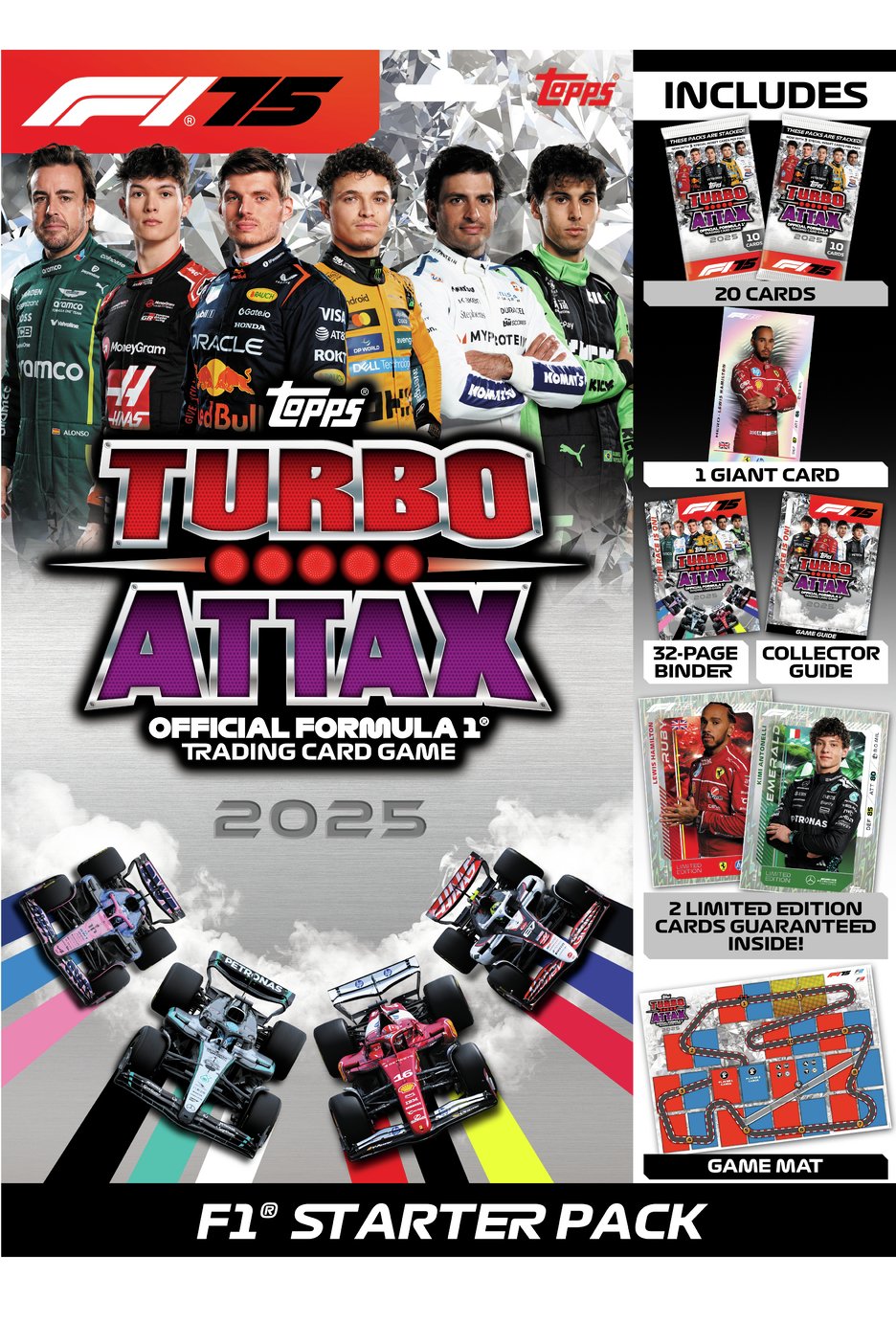 Topps F1 Turbo Attax 2025 Starter Cards 